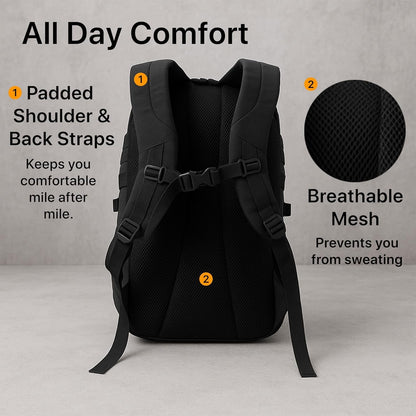 Mochila táctica de 30 l para hombre: mochila de asalto militar con sistema MOLLE, mochila resistente para actividades al aire libre. 