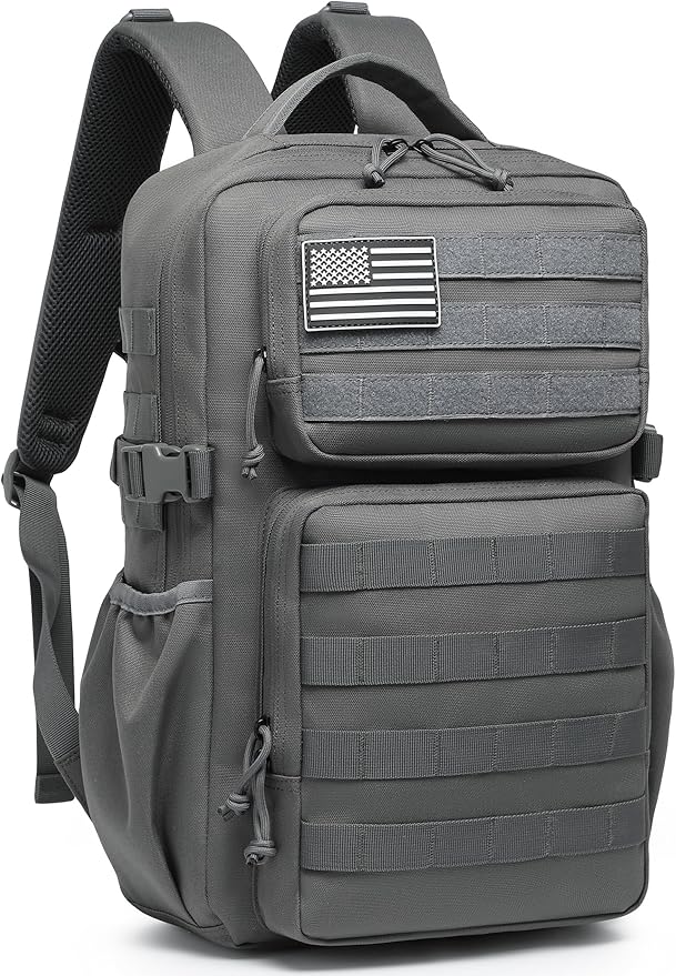 Military Tactical Backpack for Men Waterproof Daypack 3 Day Assault Pack Molle Bag with Water Bottle Holder