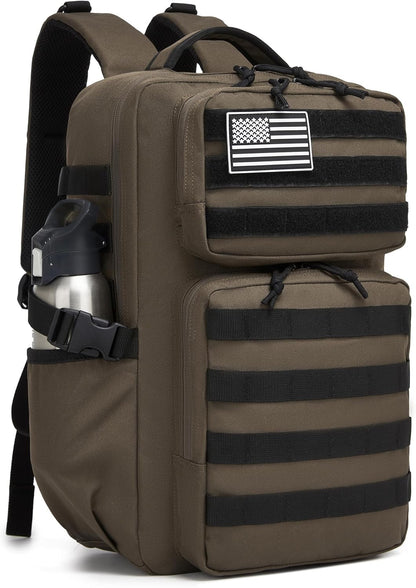 Military Tactical Backpack for Men Waterproof Daypack 3 Day Assault Pack Molle Bag with Water Bottle Holder