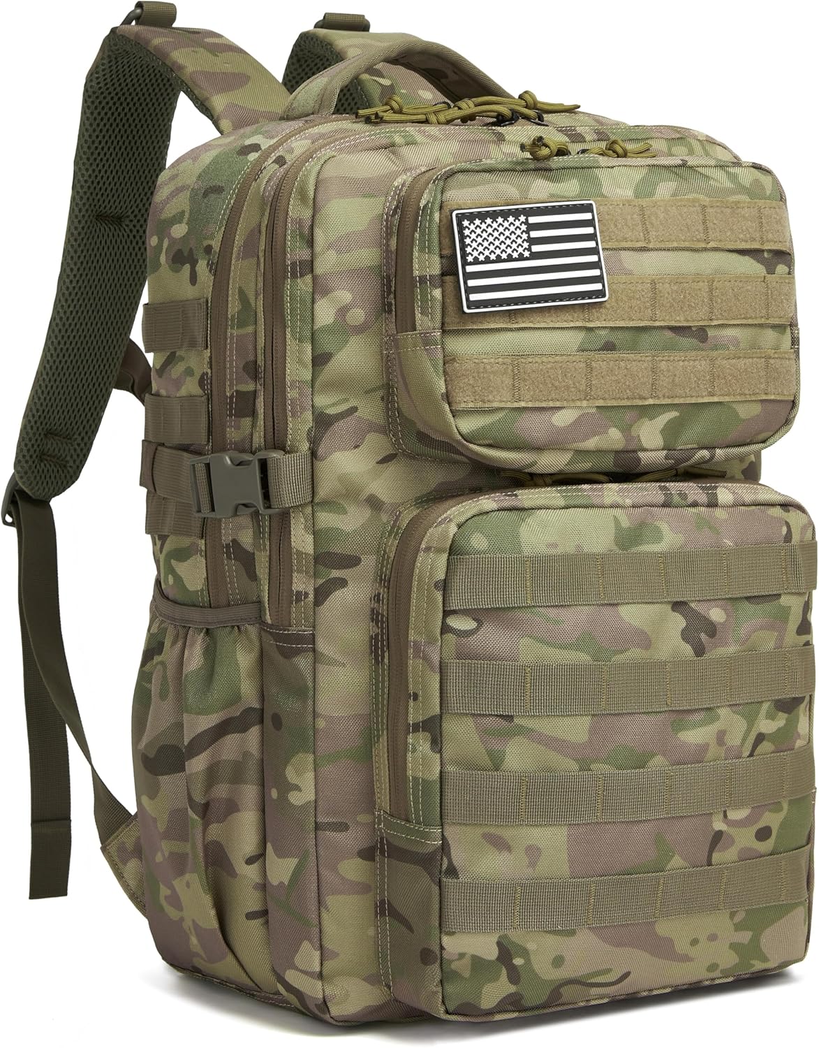 Military Tactical Backpack for Men Waterproof Daypack 3 Day Assault Pack Molle Bag with Water Bottle Holder