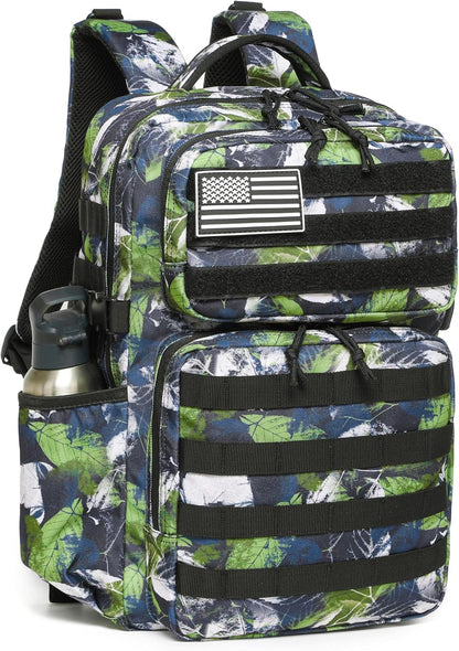 Military Tactical Backpack for Men Waterproof Daypack 3 Day Assault Pack Molle Bag with Water Bottle Holder