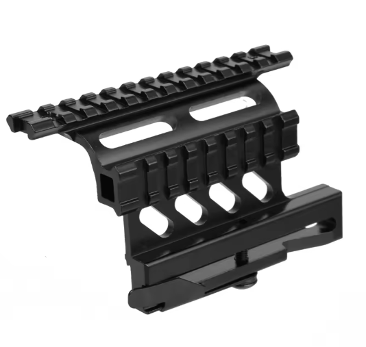 Tactical AK Side Rail Mount Top Picatinny Rail Combo Mounted Lasers and Scope Airsoft for AK47 AK74 Rifle Hunting Accessories
