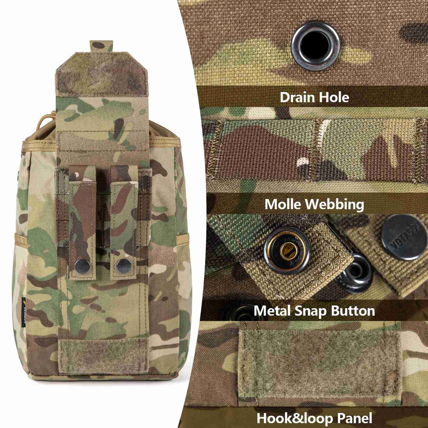 Tactical Dump Molle Storage Pouch