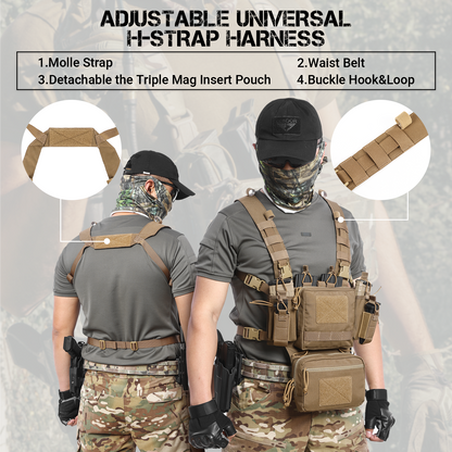 Adjustable & Detachable Tactical Chest Rig