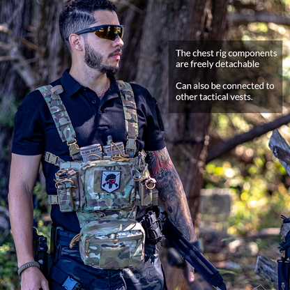 Adjustable & Detachable Tactical Chest Rig