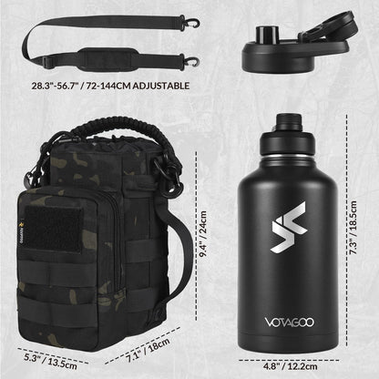 64Oz Tactical Water Bottle