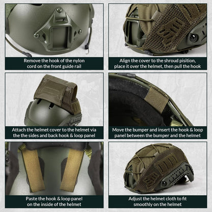 Tactical Helmet Cover