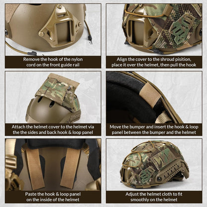 Tactical Helmet Cover