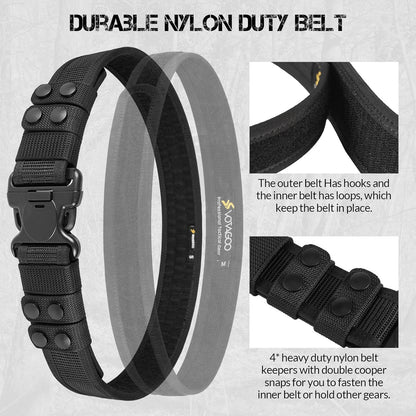 Duty 2'' Police Belts with Hook Lining