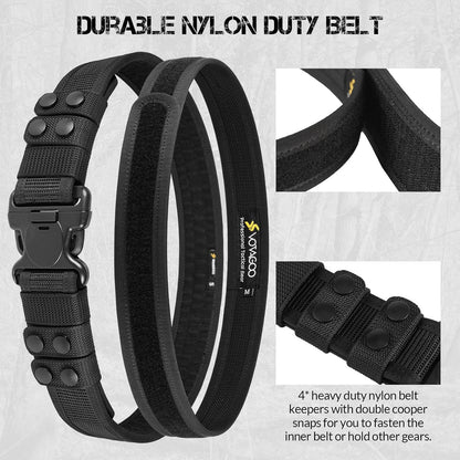 Duty 2'' Police Belts with Hook Lining