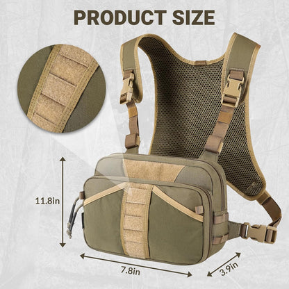 Tactical Fishing Chest Pack