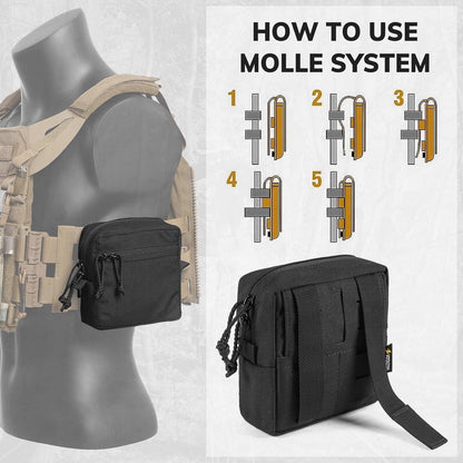 GP Pouch MOLLE General Purpose Admin Pouches