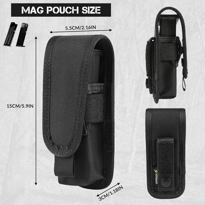 Single Double Nylon Mag Pouch