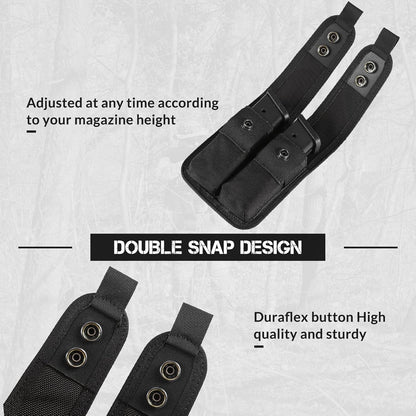 Single Double Nylon Mag Pouch