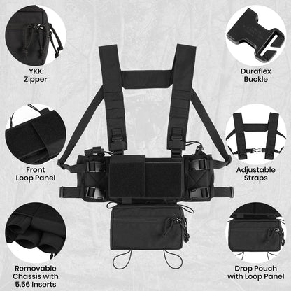 500D Nylon Chest Rig