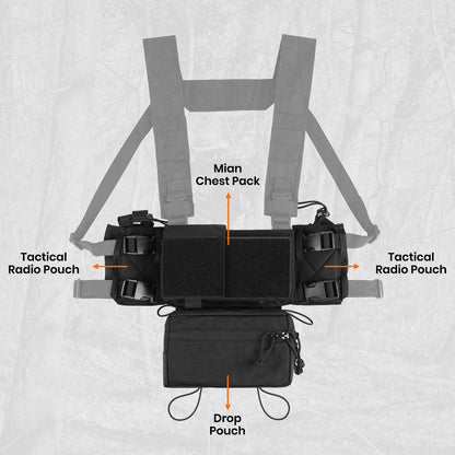 500D Nylon Chest Rig
